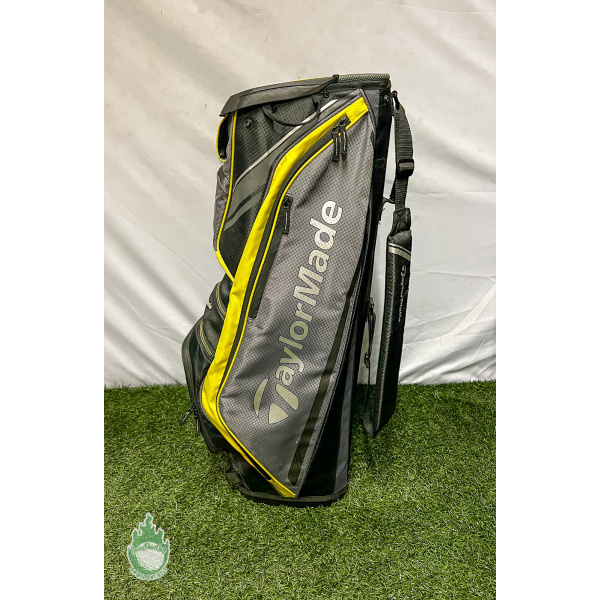 Used TaylorMade San Clemente Cart Carry Golf Bag – Yellow/Black