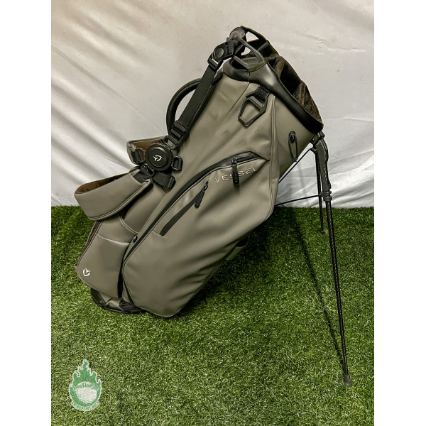 Used Vessel Player 3.0 6-Way Grey Stand Bag Embriodered