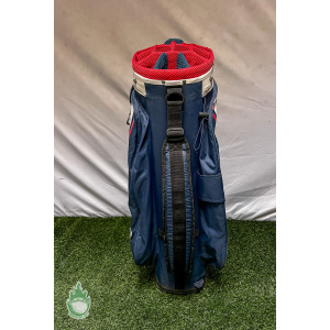 Used Callaway CHEV 14 Way Golf Cart Bag Red/White/Blue Las Vegas