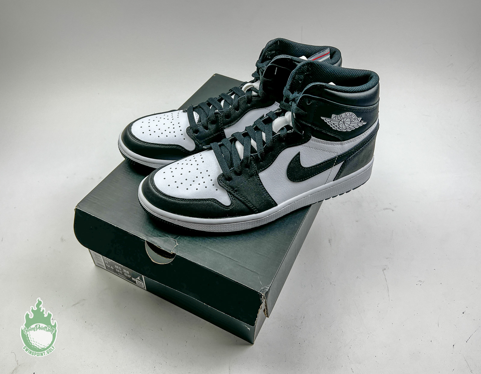 New Nike Air Jordan 1 High G DQ0660 101 Black Golf Shoes Men's