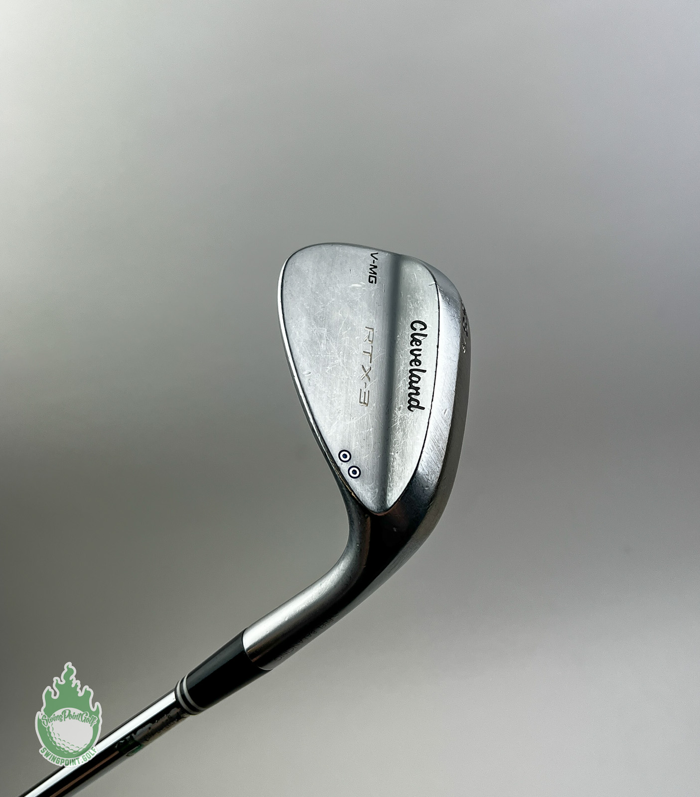 RH Used Cleveland RTX-3 V-MG Wedge 58*-9 Wedge Flex Steel Golf  display picture 1