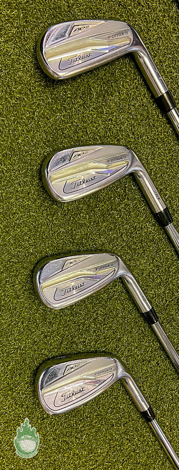 Used RH Titleist 718 AP2 Forged Irons 5-PW Tour White S300 Used RH Titleist 718 AP2 Forged Irons 5-PW Tour White S300