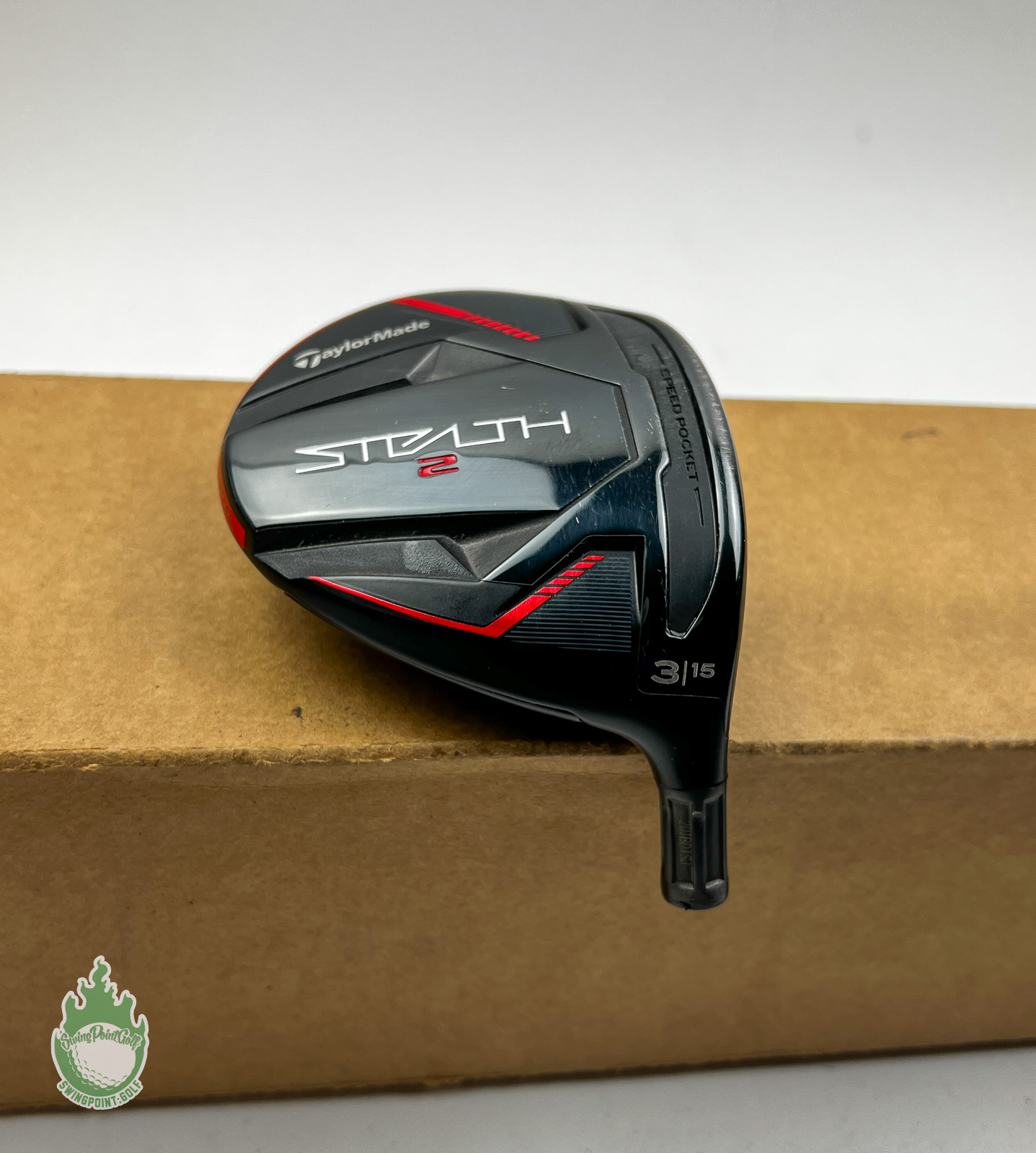 Used RH Tour Issue TaylorMade Stealth 2 3 Wood 15* HEAD ONLY Golf Club