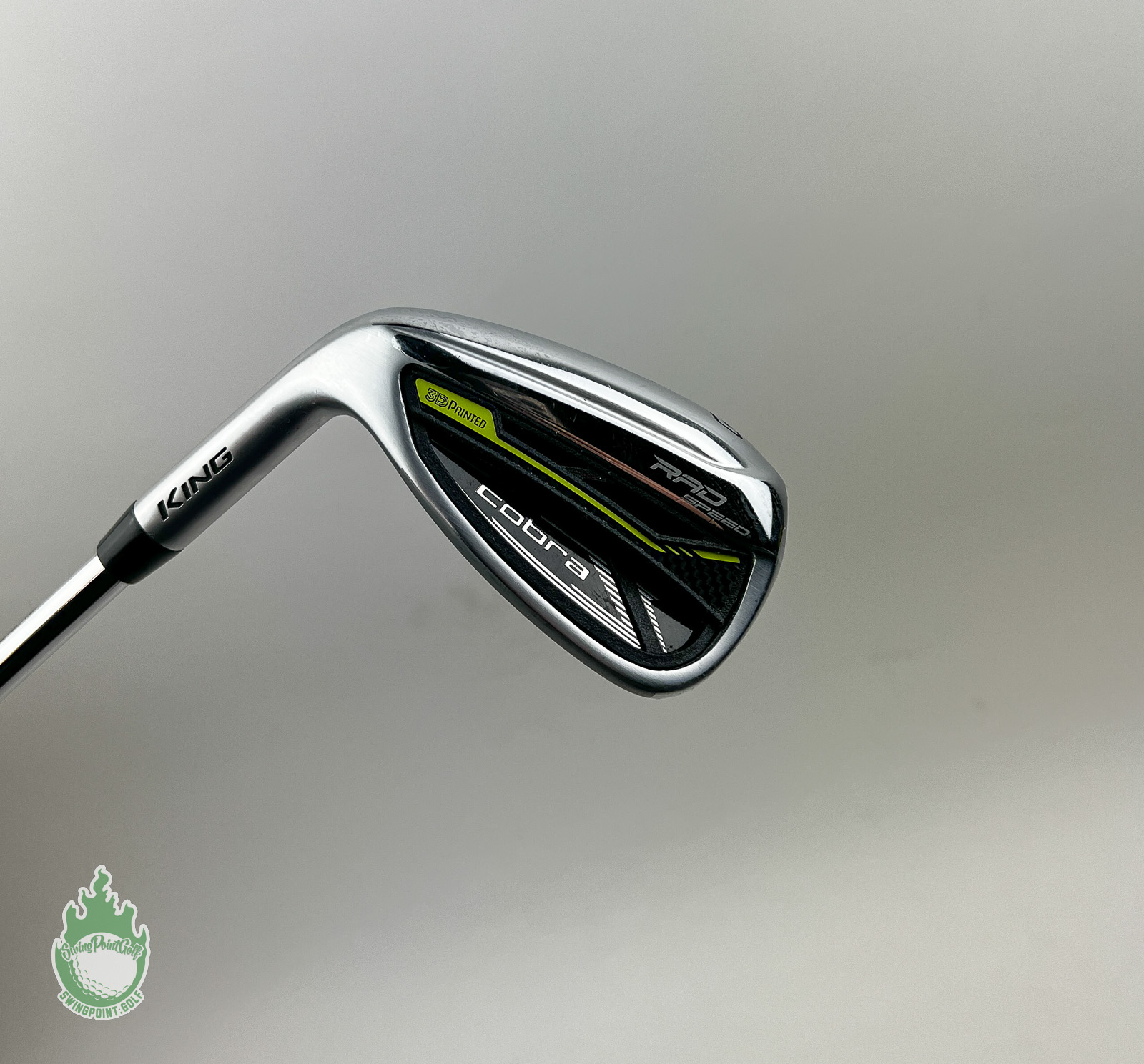 Cobra Radspeed 3D Printed Milled 6 Iron Stiff Steel Shaft Cobra Grip Cobra Radspeed 3D Printed Milled 6 Iron Stiff Steel Shaft Cobra Grip