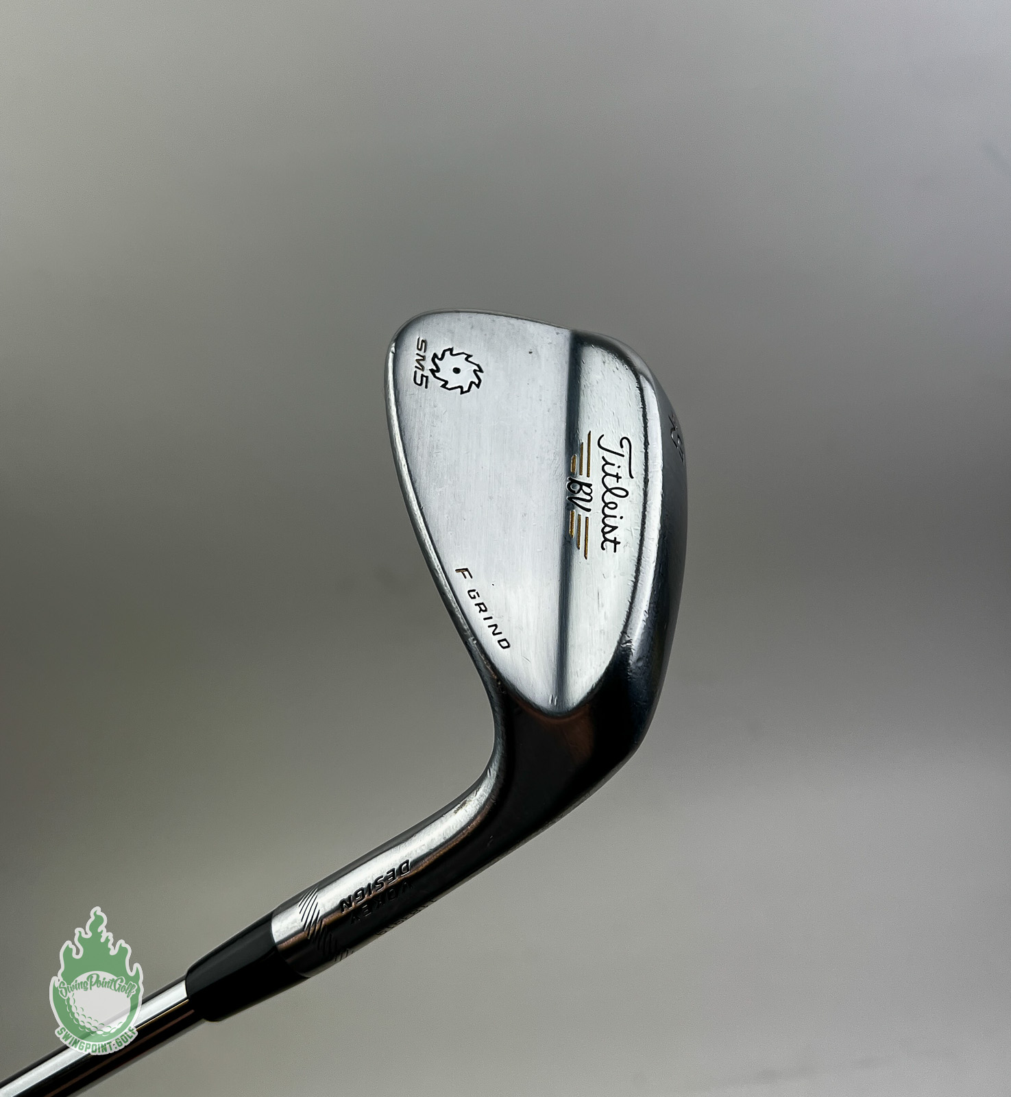 RH Titleist Vokey Design SM5 F Grind Chrome Wedge 52*-12