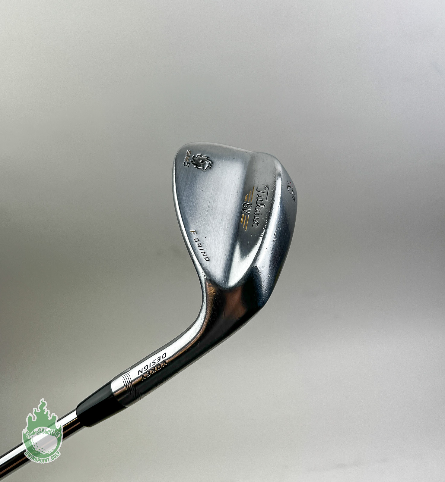 RH Titleist Vokey Design SM5 F Grind Chrome Wedge 52*-12