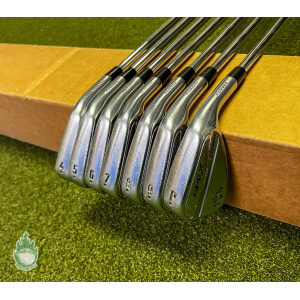 Used Callaway APEX Pro Forged '21 Irons 4-PW X100 X-Stiff Flex Steel Golf Set