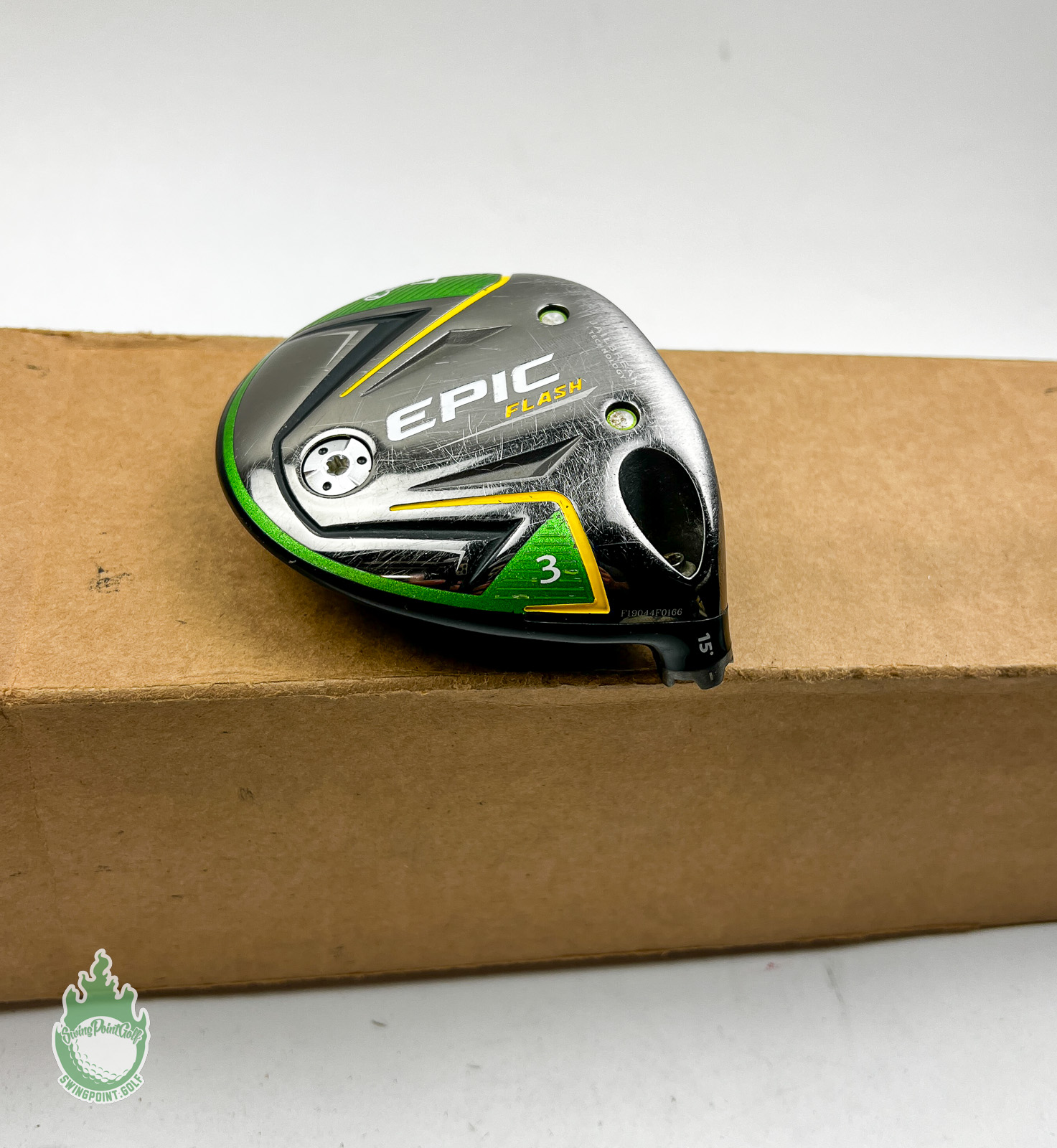 Used Right Handed Callaway EPIC Flash 3 Wood 15* HEAD ONLY Golf Club