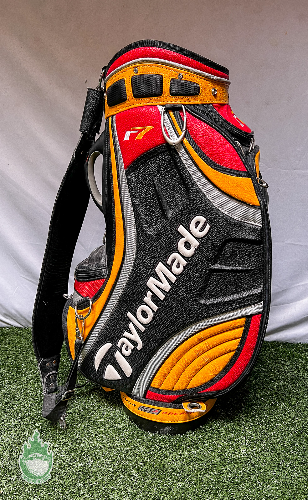 Used TaylorMade R7 TP Tour Golf Staff Bag Embroidered Kenny G