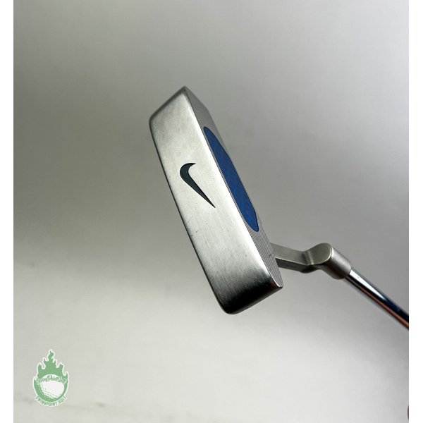 Used Right Handed Nike BC-101 Putter Blue Chip 34.5 Used Right Handed Nike BC-101 Putter Blue Chip 34.5