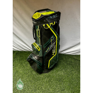 Used Sun Mountain H2NO Cart/Carry 14-Way 7 Pocket Golf Bag Black