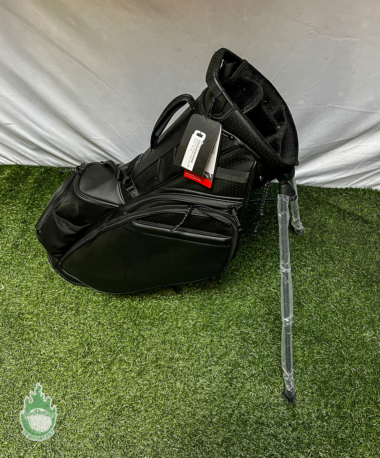 dn1 Callaway キャロウェイ GOLF BAG オールレザー 黒 Brand New 2024 Callaway Ogio Shadow Black Leather Golf Bag 4 Way