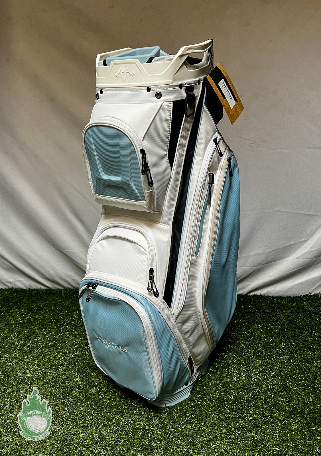 New 2024 Callaway ORG 14 Way Golf Cart Carry Bag White/Light