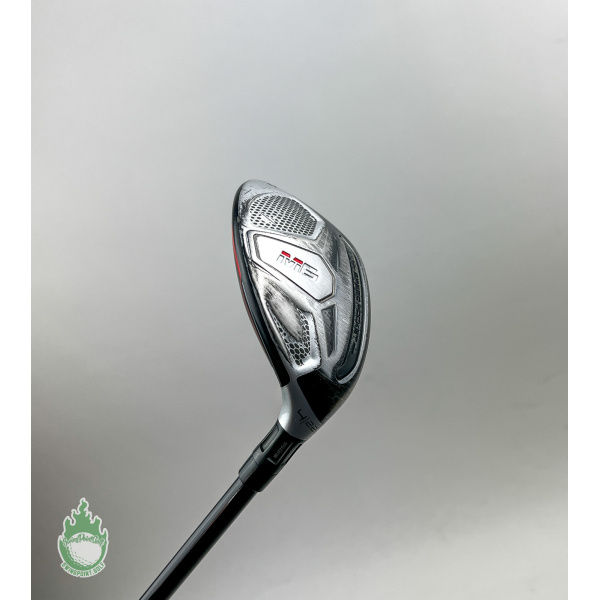 Used RH TaylorMade M6 Rescue 4 Hybrid 22* ATMOS 7 Stiff Flex