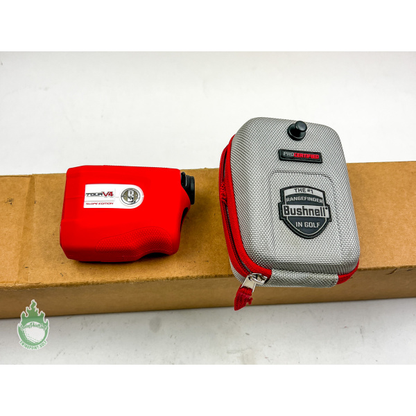 Used Bushnell Tour V4 Laser Rangefinder Slope Edition Magnetic