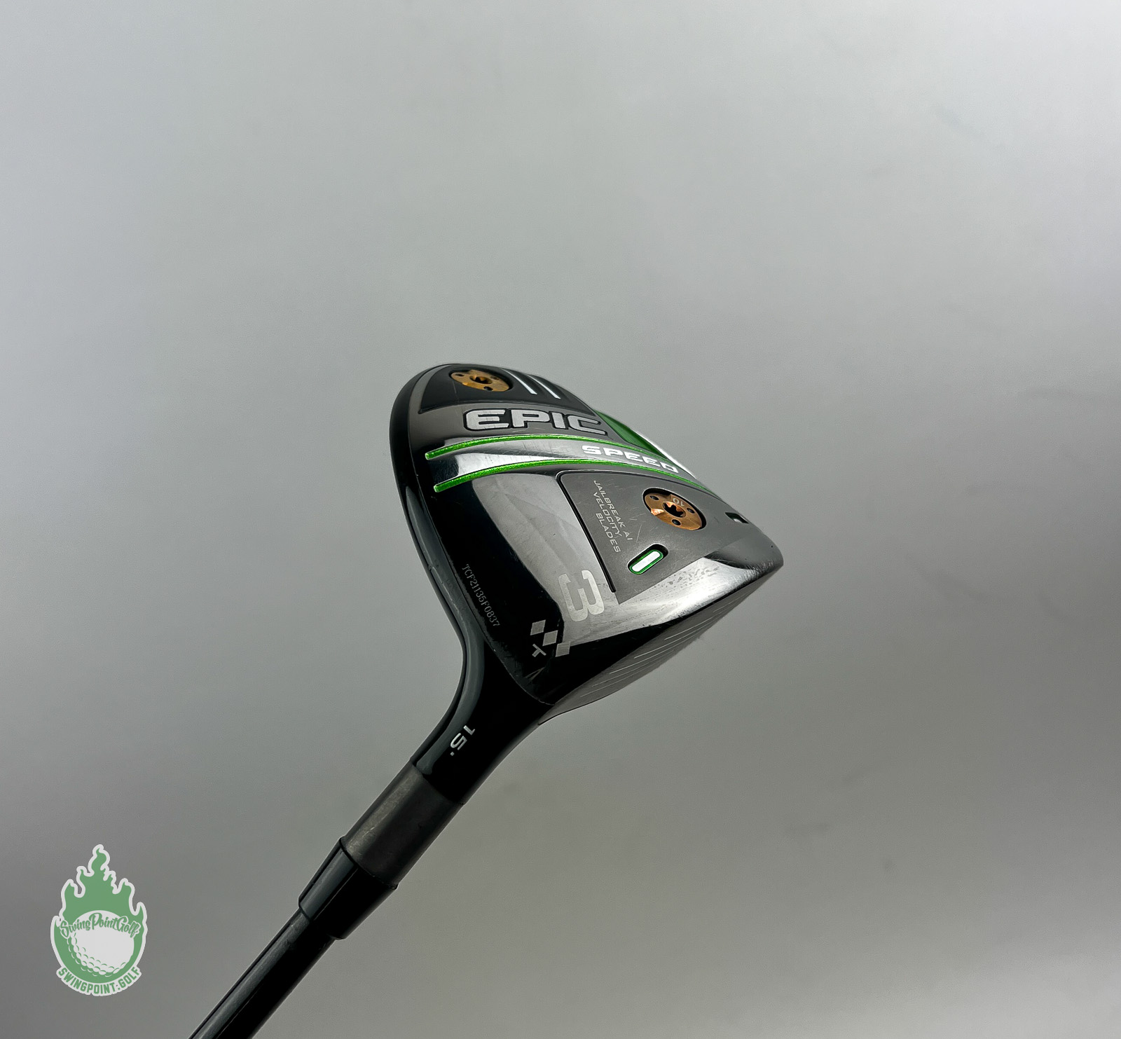 RH Tour Issue TC Callaway Epic Speed TD T Head 3 Wood 15* X