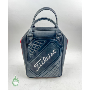 Very Gently Used Titleist Golf Black & Red Ball Shag Bag