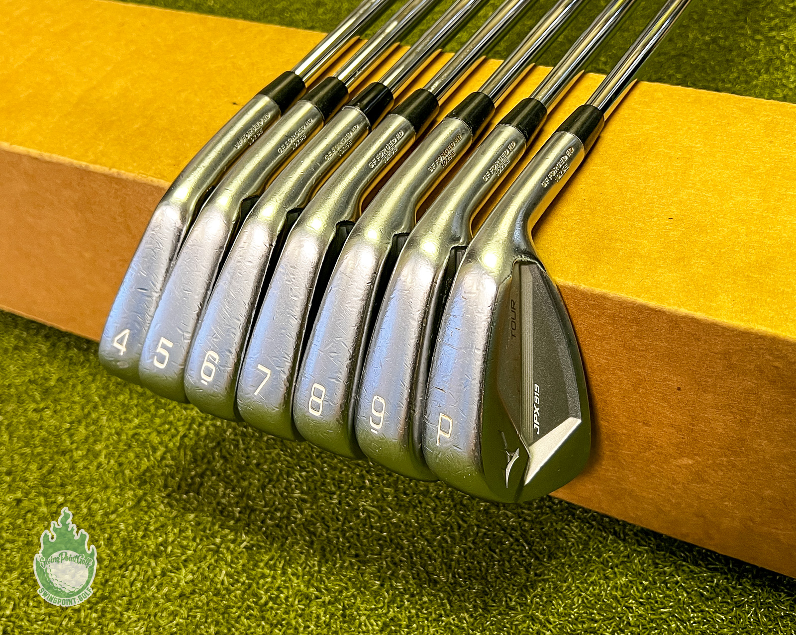 Used RH Mizuno JPX 919 Tour Forged Irons 4-PW DG S300 120g Stiff