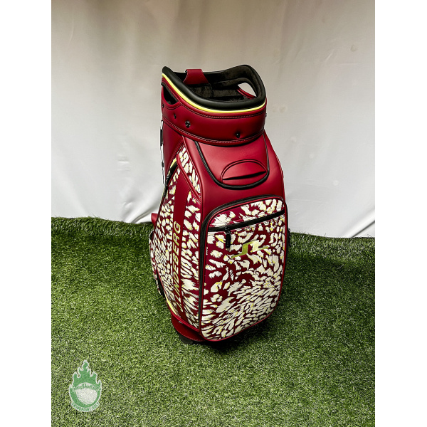 New J. Lindeberg Golf Staff Bag 6-Way 10 Pockets With Rainhood and