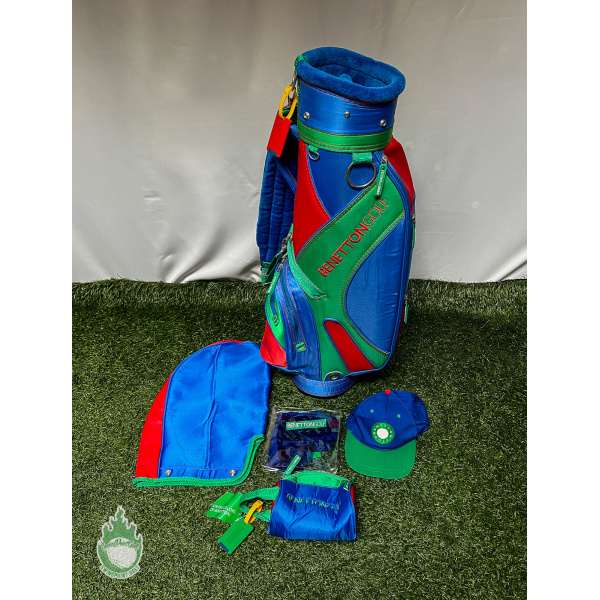 品質が完璧 Colors United Golf Benetton Used Of Cover Hat, Bag, Benetton ゴルフバッグ・キャディバッグ