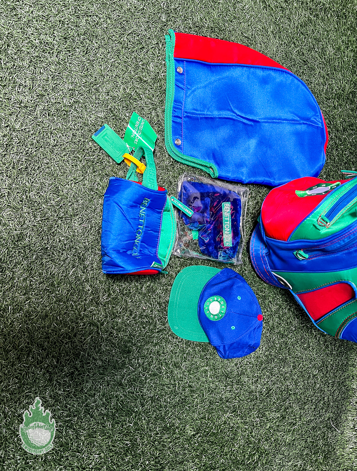 UNITED COLORS OF BENETTON ゴルフバッグ Used Benetton Golf United Colors Of Benetton Bag, Hat, Cover