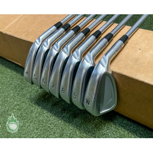 Used RH Ping Green Dot i230 Irons 4-PW Project X LS X-Stiff Flex Steel Golf Set