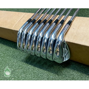 Used RH Cobra King Tour MIM Technology Irons 3-PW TI S400 Stiff Steel Golf Set