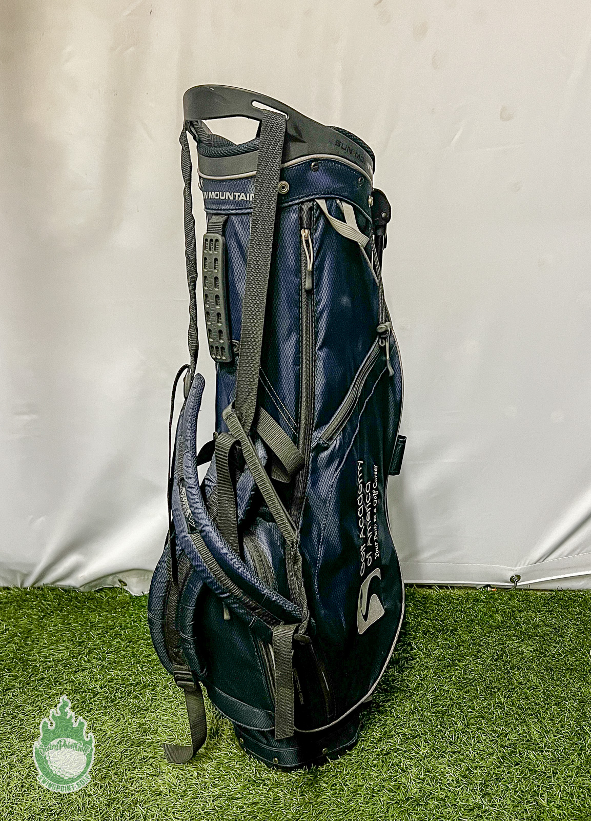 Used Sun Mountain Lite Stand Carry Stand 3-way Golf Bag Dark Blue
