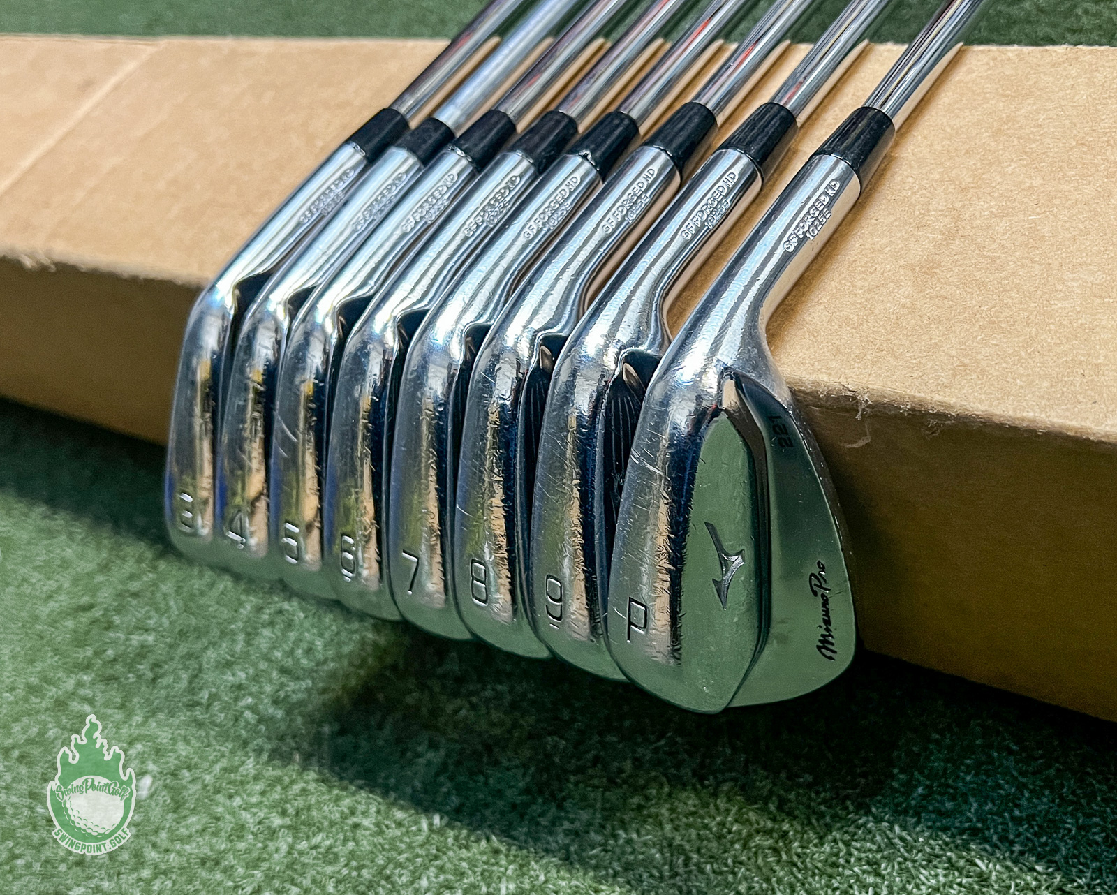 Used RH Mizuno Pro 221 Forged Irons 4-PW Modus 120g Stiff Flex Steel Golf Set