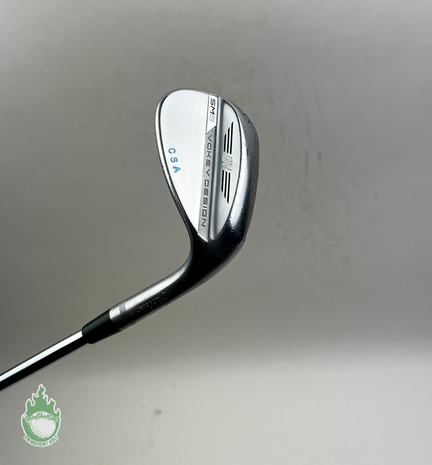 Used Titleist Vokey SM8 Tour Chrome L Grind Wedge 60*-04 Wedge Flex Steel Golf