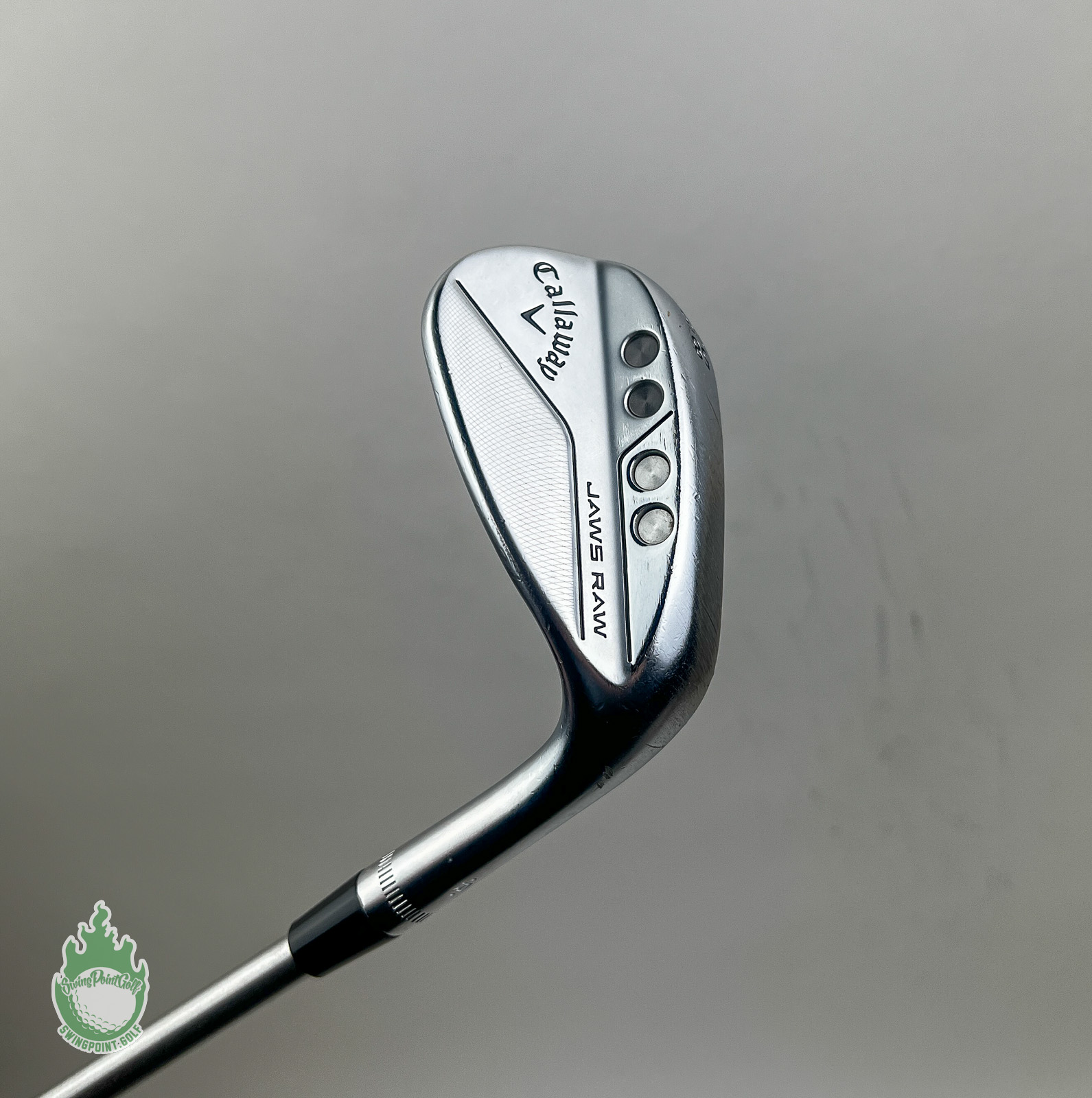 Used Callaway Jaws Raw S Grind Wedge 58*-10 KBS 110g Stiff Steel Golf Club