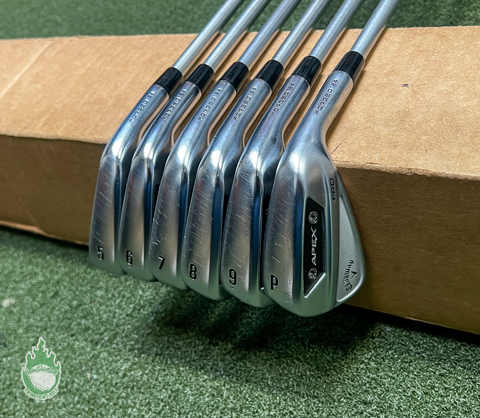 セール中さん専用　apex Used RH Callaway APEX Pro Forged '24 Irons 5-PW 110g Stiff Steel