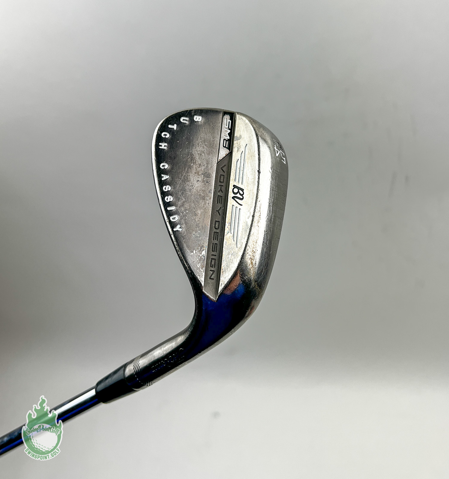 RH Titleist Vokey SM8 Brushed Steel S Grind Wedge 54*-10