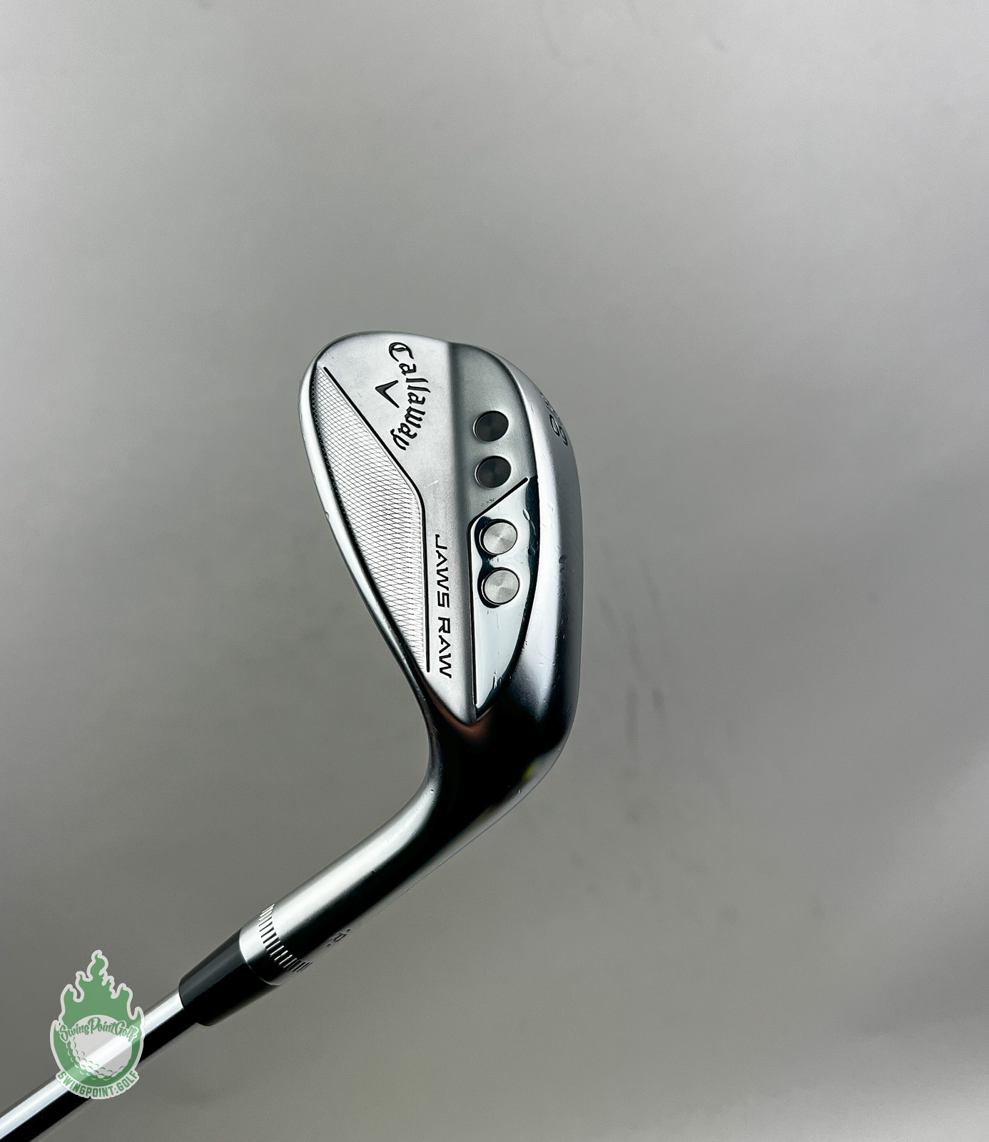 RH Callaway Jaws Raw S Grind Wedge 60*-10 Wedge Flex Steel Golf