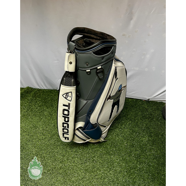 Used Vessel X Eastside Golf Swingman Staff Bag White/Blue