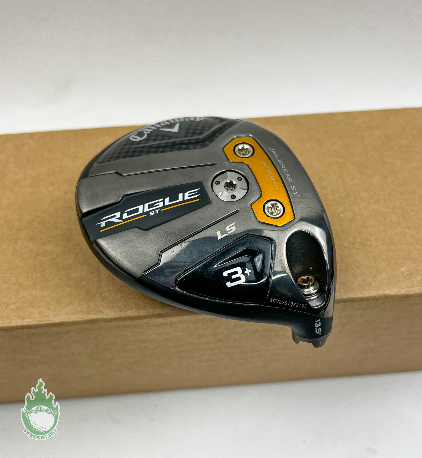 Tour Issue Used RH TC Callaway Rogue ST LS 3+ Wood 13.5* HEAD ONLY Golf Club