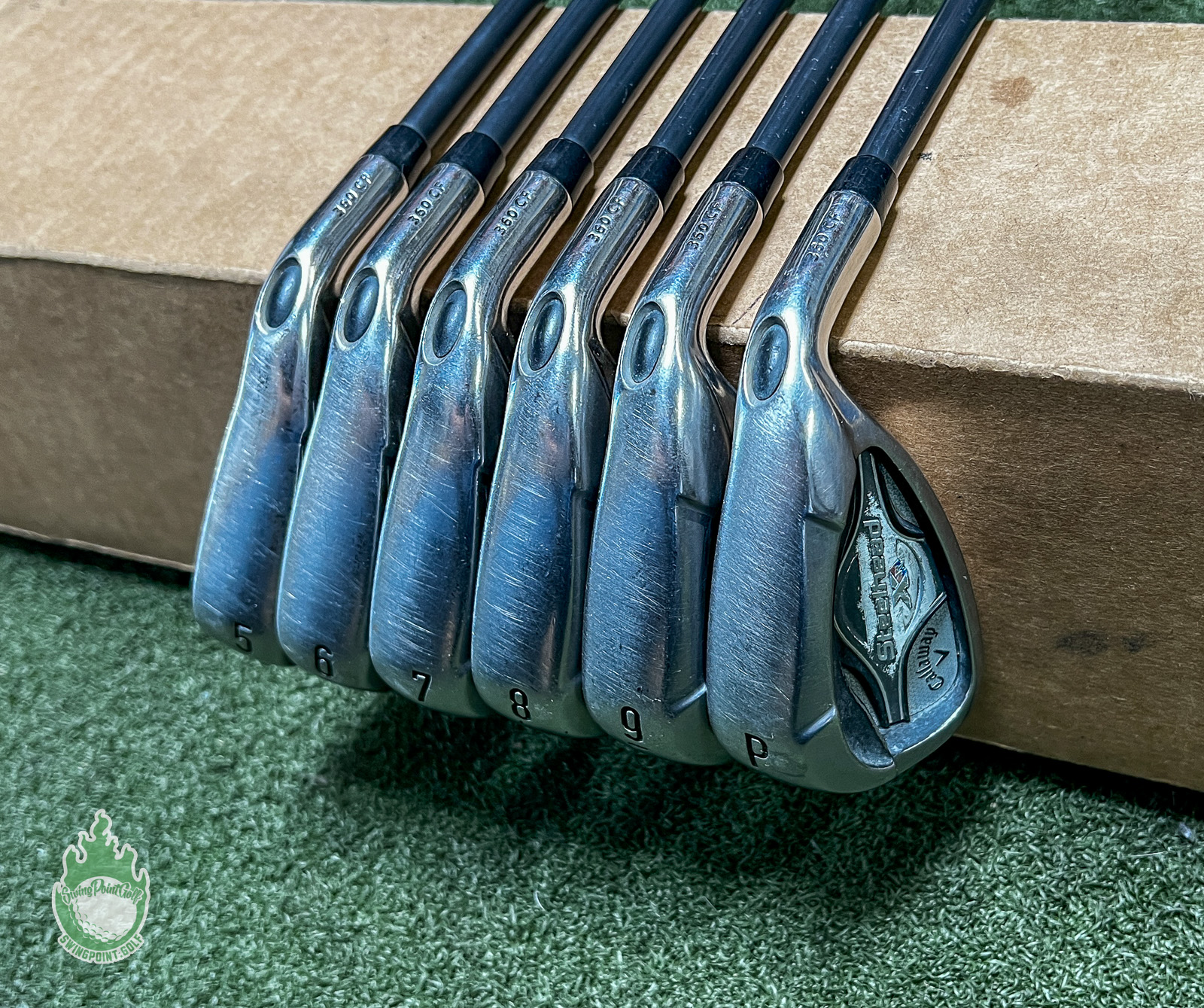 Used Callaway Steelhead XR Irons 5-PW Project X Senior Flex  display picture 1