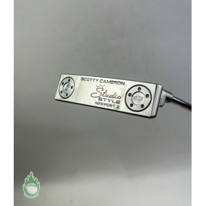 New 2025 Titleist Scotty Cameron Studio Style Newport 2 35" Putter Steel Golf