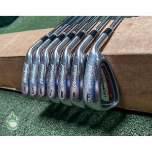 Used RH Cleveland Launcher LP Irons 4-PW Regular Flex Steel Golf Club Set