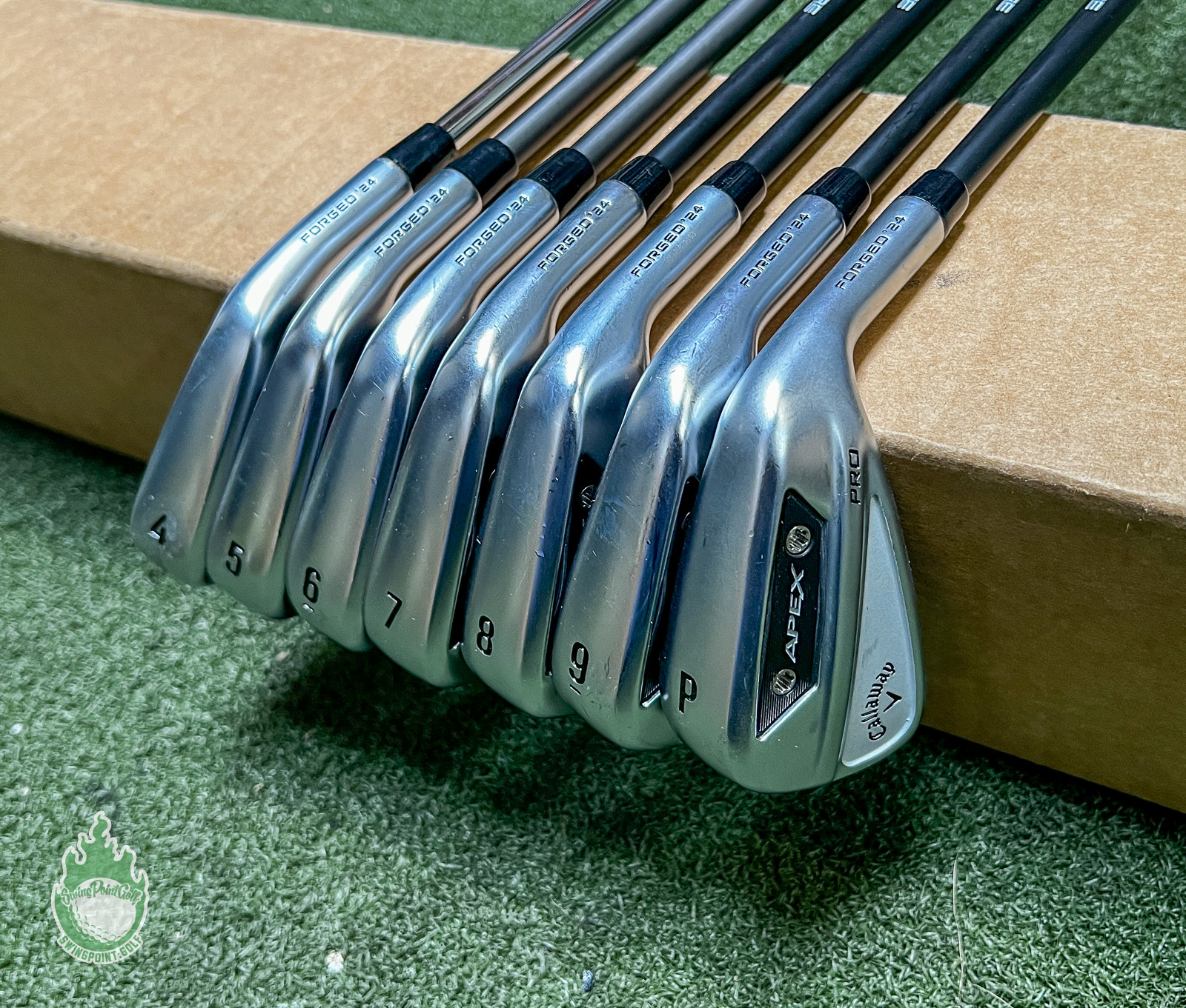 Callaway APEX Pro Forged '24 Irons 4-PW Axiom 105g X-Stiff