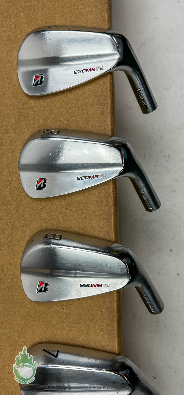 Used Bridgestone 220 MB B-Limited Irons 5-PW HEADS ONLY Golf