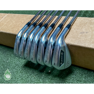 Used Callaway APEX Ai200 Forged Irons 5-PW/AW MID 100g Regular Steel Golf Set