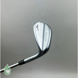 Used RH Mizuno T-1 White Satin S Grind Wedge 46*-08 S400 Stiff Steel Golf Club