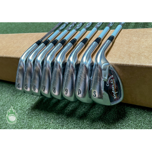Used RH Callaway Diablo Forged Irons 4-PW/SW Uniflex Steel Golf Club Set