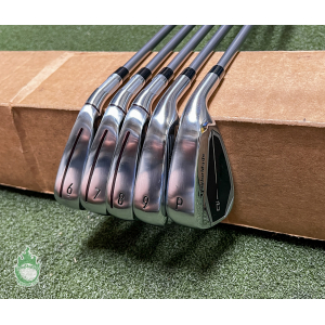 Used RH TaylorMade Qi10 Irons 6-PW Speeder NX 50g Senior Flex Graphite Golf Set