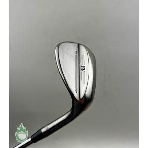 Used Titleist Vokey SM9 S Grind Brushed Steel Wedge 58*-08 X-Stiff Steel Golf