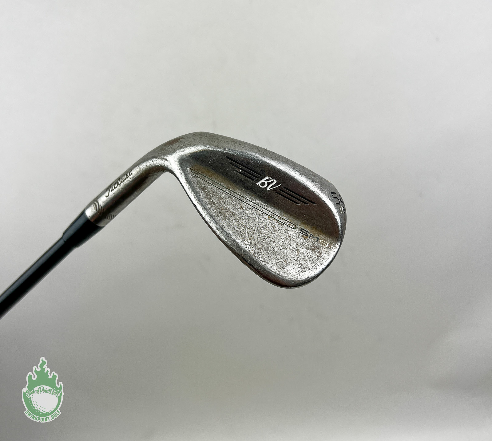 LH Titleist Vokey SM9 D Grind Brushed Steel Wedge 54*-12 S400