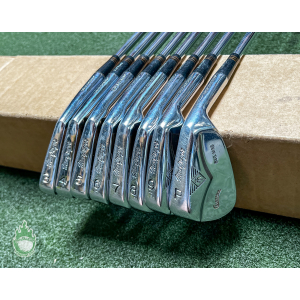 Used MacGregor MT COLOKROM M85 Tour Forged Irons 3-PW Stiff Flex Steel Golf Set