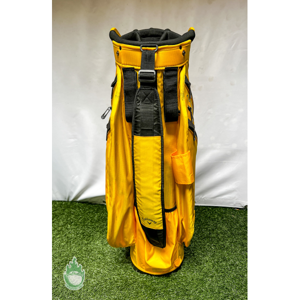 Callaway イエローキャディバッグ Callaway ORG 14 Way Golf Cart Carry Bag Yellow/Black Las Vegas