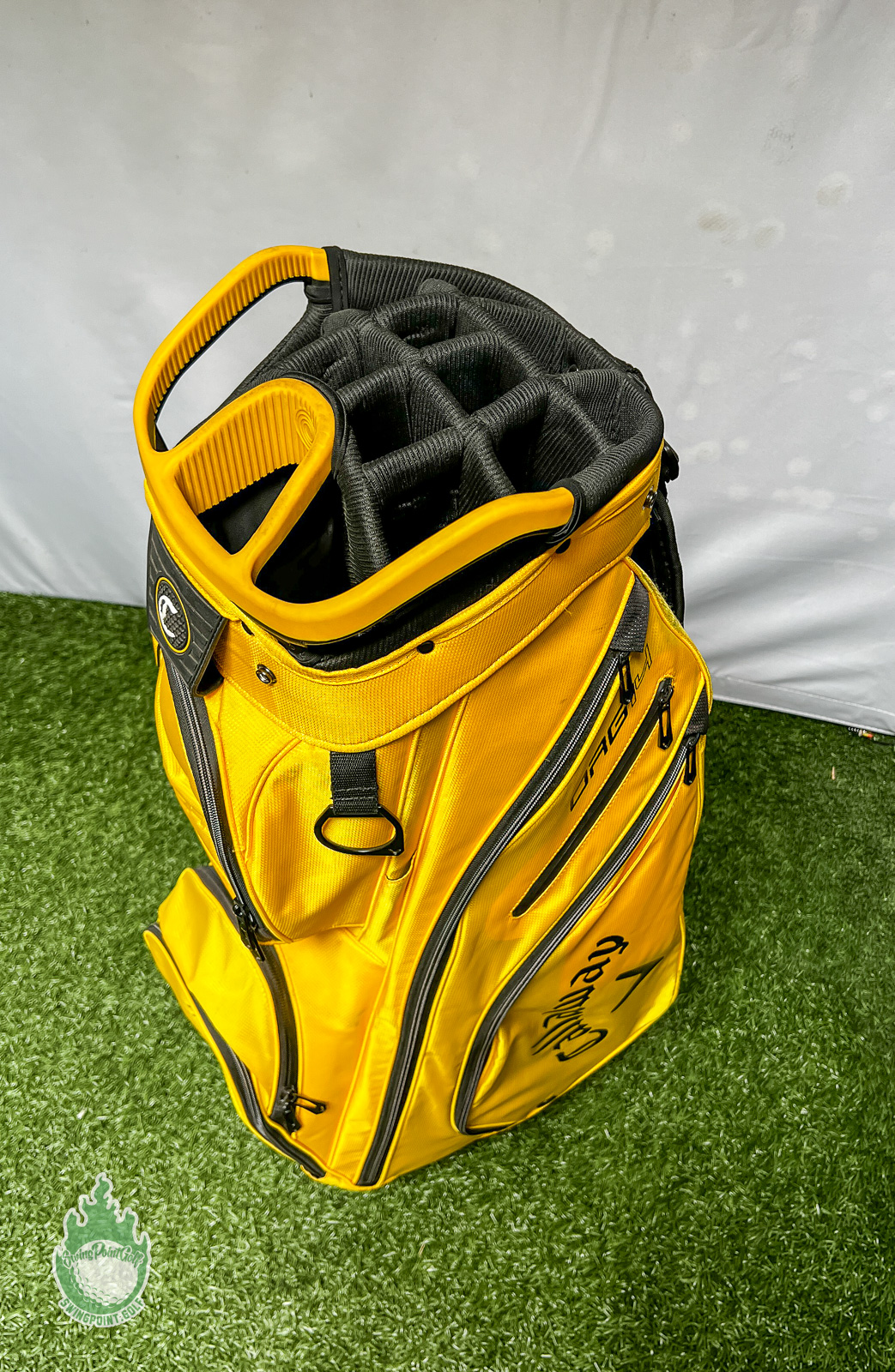 Callaway ORG 14 Way Golf Cart Carry Bag Yellow/Black Las Vegas